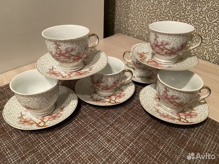 Фарфоровые кружки набор Япония