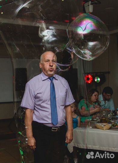 Шоу мыльных пузырей, Мыльное шоу