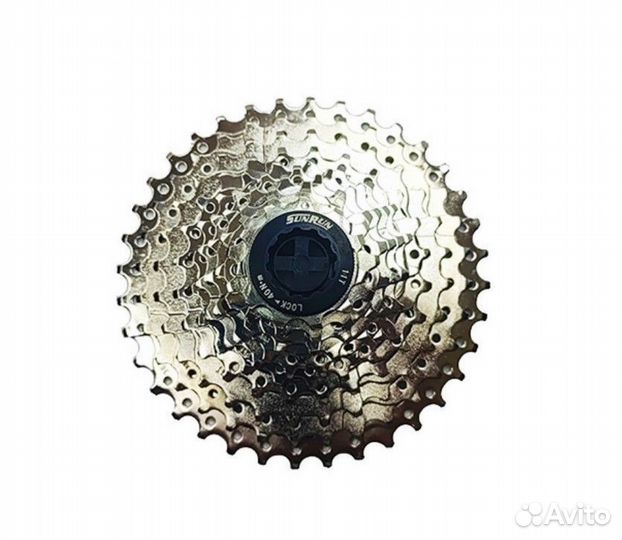 Кассета 10 ск. 11-36 зб. хромированная, sunrun, 30