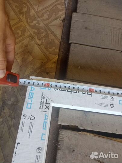 Оконная рама пластиковая 900*750