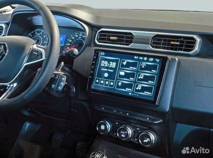 Рамка для 9 дюймовой магнитолы duster 2