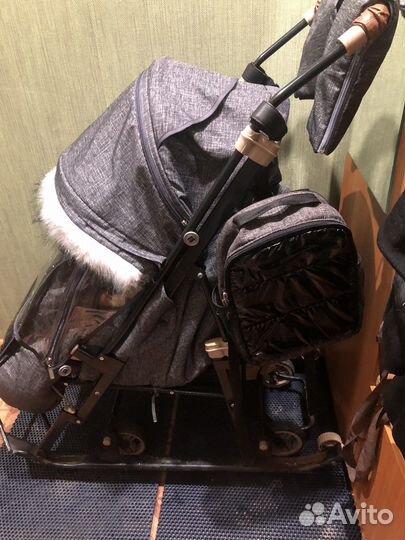 Коляска санки