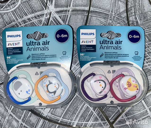 Соски пустышки новые avent pigeon