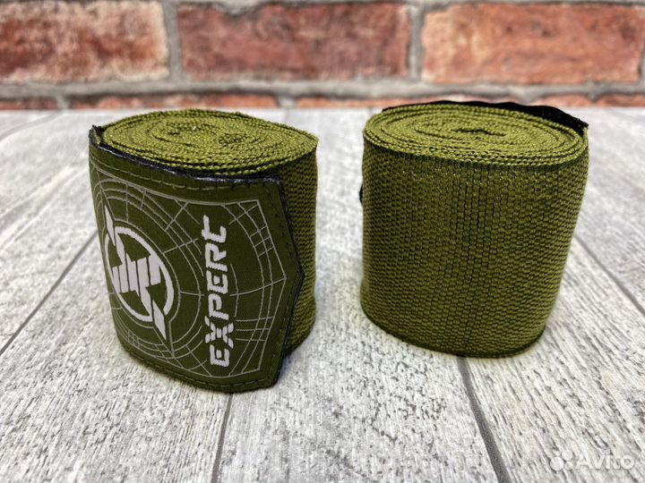 Боксерские бинты Fight Expert Rival 3м. хаки