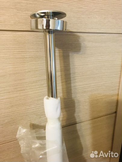 Новый угловой карниз для шторы в ванную 1500*700