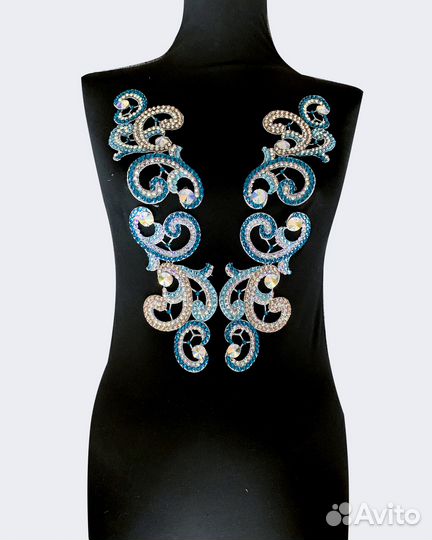 Комплект кружевных аппликаций