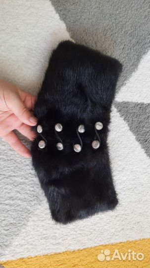 Воротник из норки
