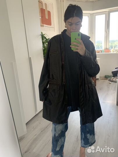 Кожаный плащ