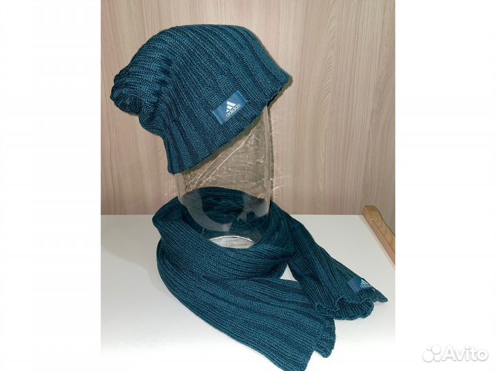 Шапка и шарф adidas комплект адидас