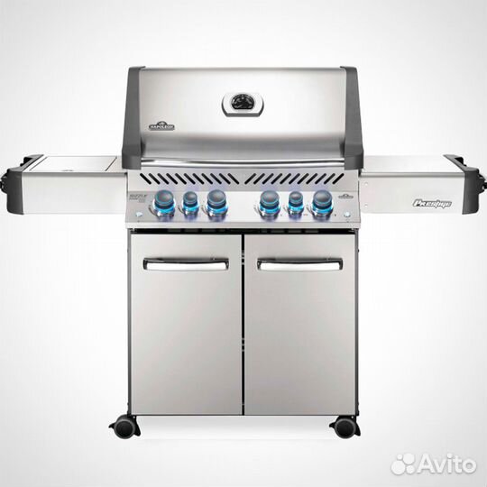 Газовый гриль Napoleon Prestige-500 Стальной, с ик