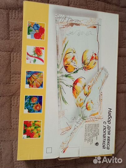 Поднос для торта /кекса с лопаткой