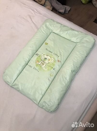 Детский матрасик для пеленания клеёнчатый мягкий