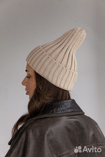 Шапка трикоиадная бини женская