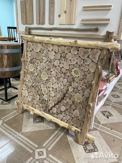 Можжевеловые спилы Панно из можжевельника