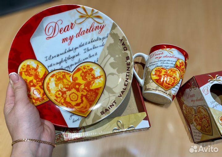Подарочный набор (тарелка+кружка)