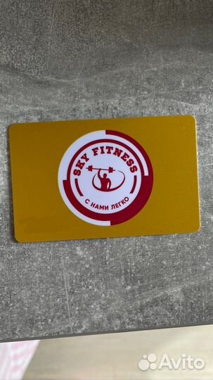 Абонемент в фитнес клуб
