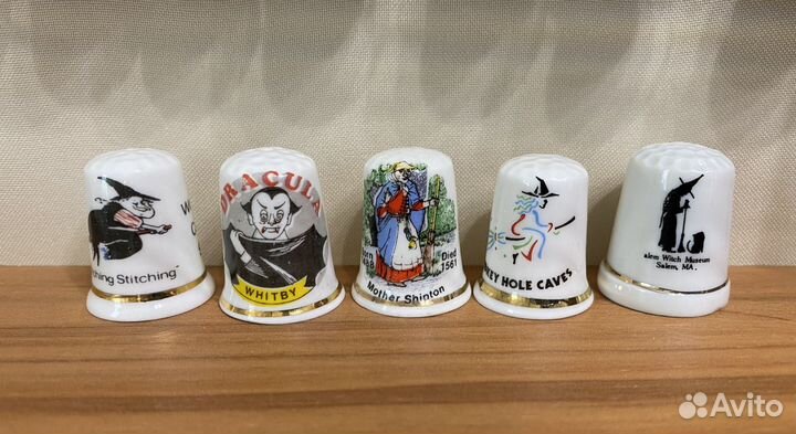 Набор коллекционных наперстков, фарфор