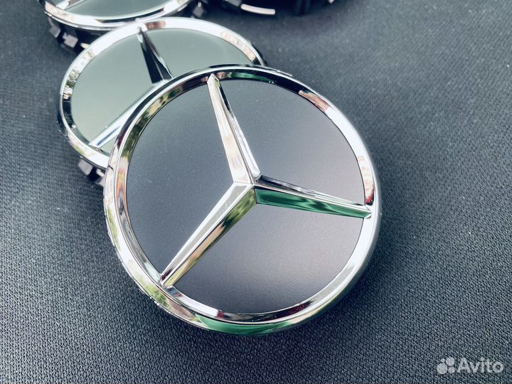 Колпачки заглушки на литые диски Mercedes