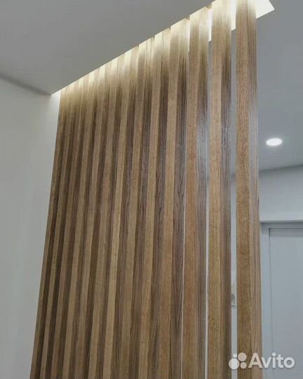 Интеръерные реечные перегородки