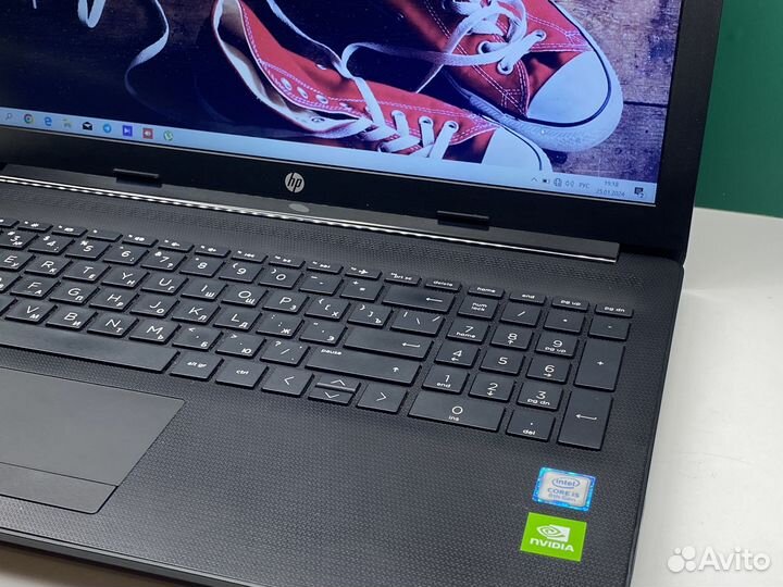 Мощный ноутбук HP i5-8Th\12gb\ssd128+1000gb\mx110