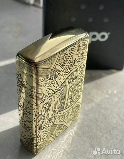 Зажигалка zippo с грави-ой 4 всадника Апокалипсиса