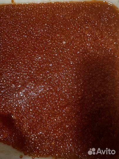 Красная икра кета