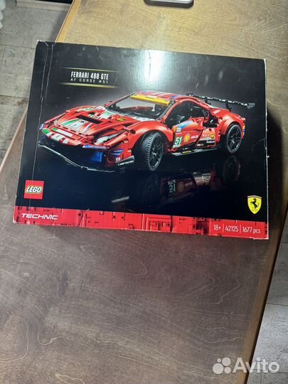 Конструктор lego technic ferrari 488 gte