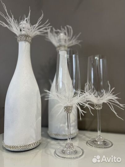 Свадебные набор ручной работы