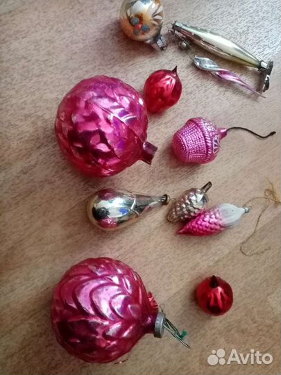 Елочные игрушки СССР советские