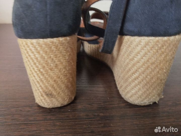 Босоножки натуральная замша, нат. Кожа. Подклад