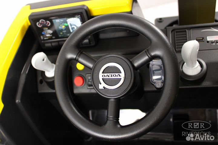 Детский электромобиль трактор Volvo (Y444YY)