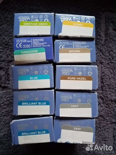 Линзы цветные контактные для глаз