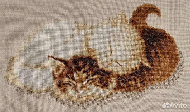 Вышивка крестом, Котята
