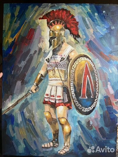 Картина холст акрил