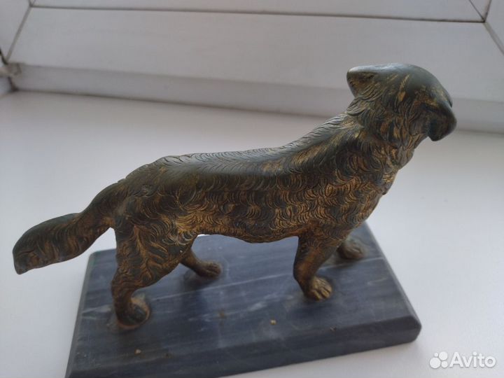 Венская бронза Собака 19 век