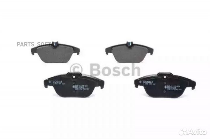 Bosch 0 986 494 162 Колодки зад. mercedes W204 200