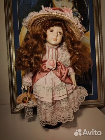 Коллекционная фарфоровая кукла Leonardo collection