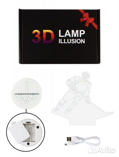 Светильник ночник настольный новый