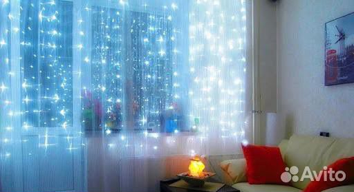 Гирлянды-шторы