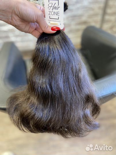 Волосы натуральные срез