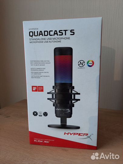 Микрофон Hyperx quadcast s