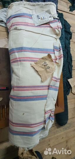 Ткань отрез зеленая