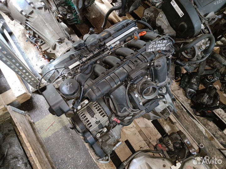 Контрактный двигатель N52 на BMW e60 2.5 218 лс