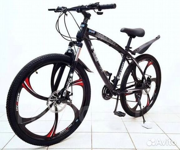 Велосипед горный, на литых дисках