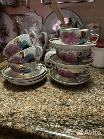 Чайные пары фарфор СССР