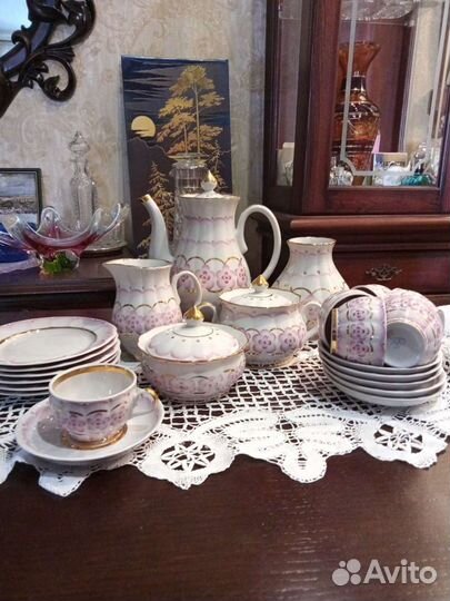 Сервиз фарфор Южноуральского завода винтаж