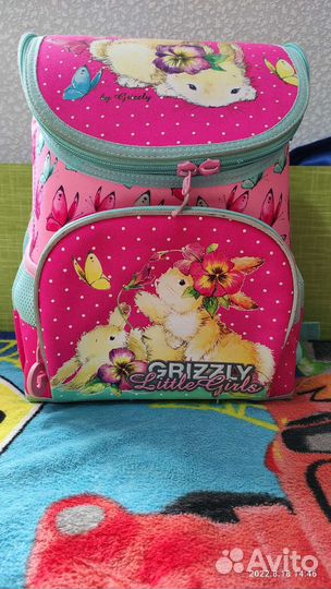 Рюкзак школьный для девочки grizzly