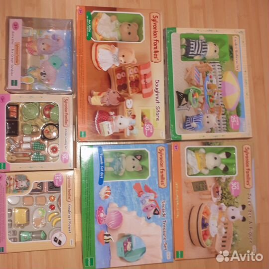 Sylvanian Families Барбекю, Кондитерская, Завтрак