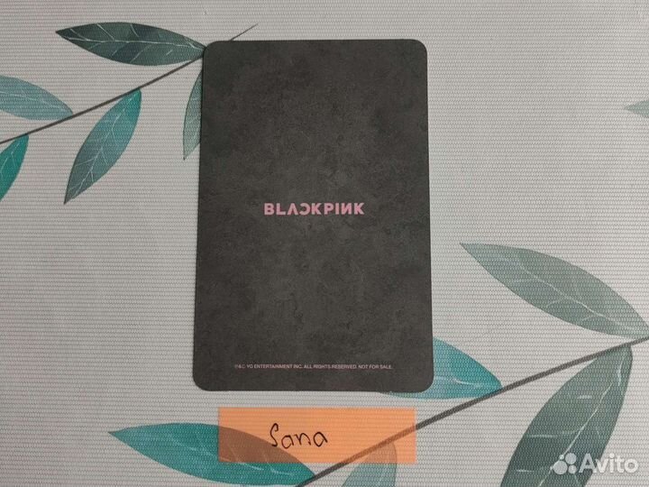 Оригинальная карточка с Лисой из blackpink