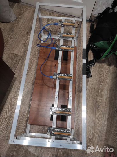 Каркас из алюминия для майнинг фермы